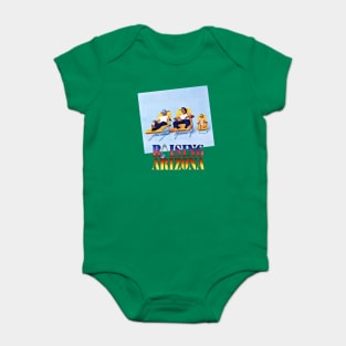 Raising Arizona classsic 80s film Nicholas Cage Baby Bodysuit